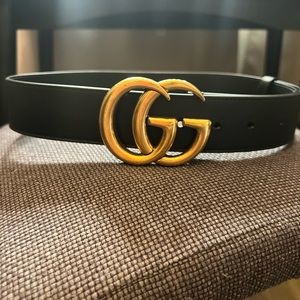 GUCCI Marmont Belt in Black